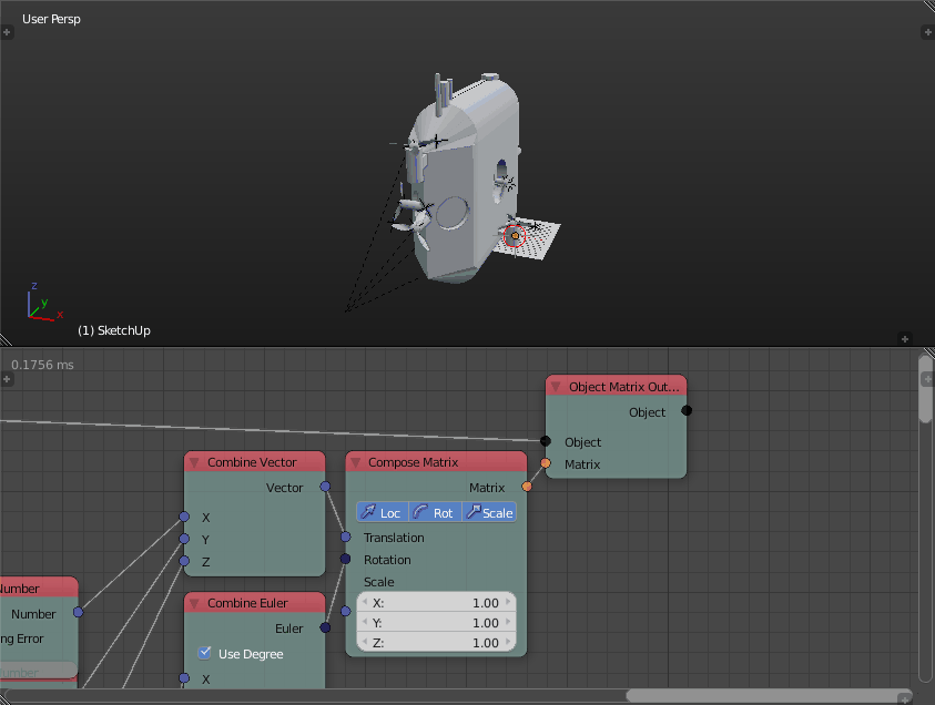 animation Imported model scales when I translate Blender Stack Exchange