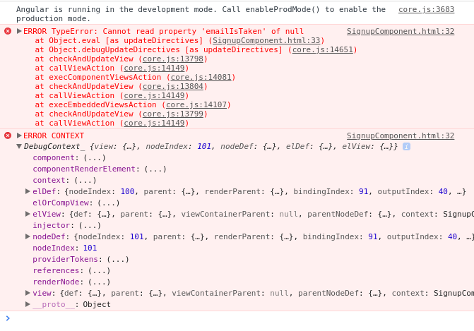 Cannot read property '...' of null Angular 2 Stack Overflow