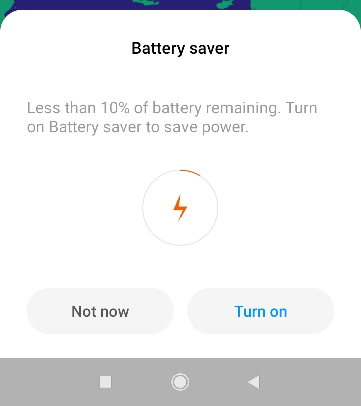 android Xiaomi Redmi 7 disable Battery saver notification Super User