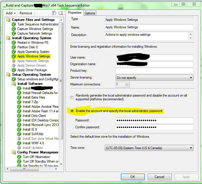 Change local admin password sccm Implementing Microsoft’s Local