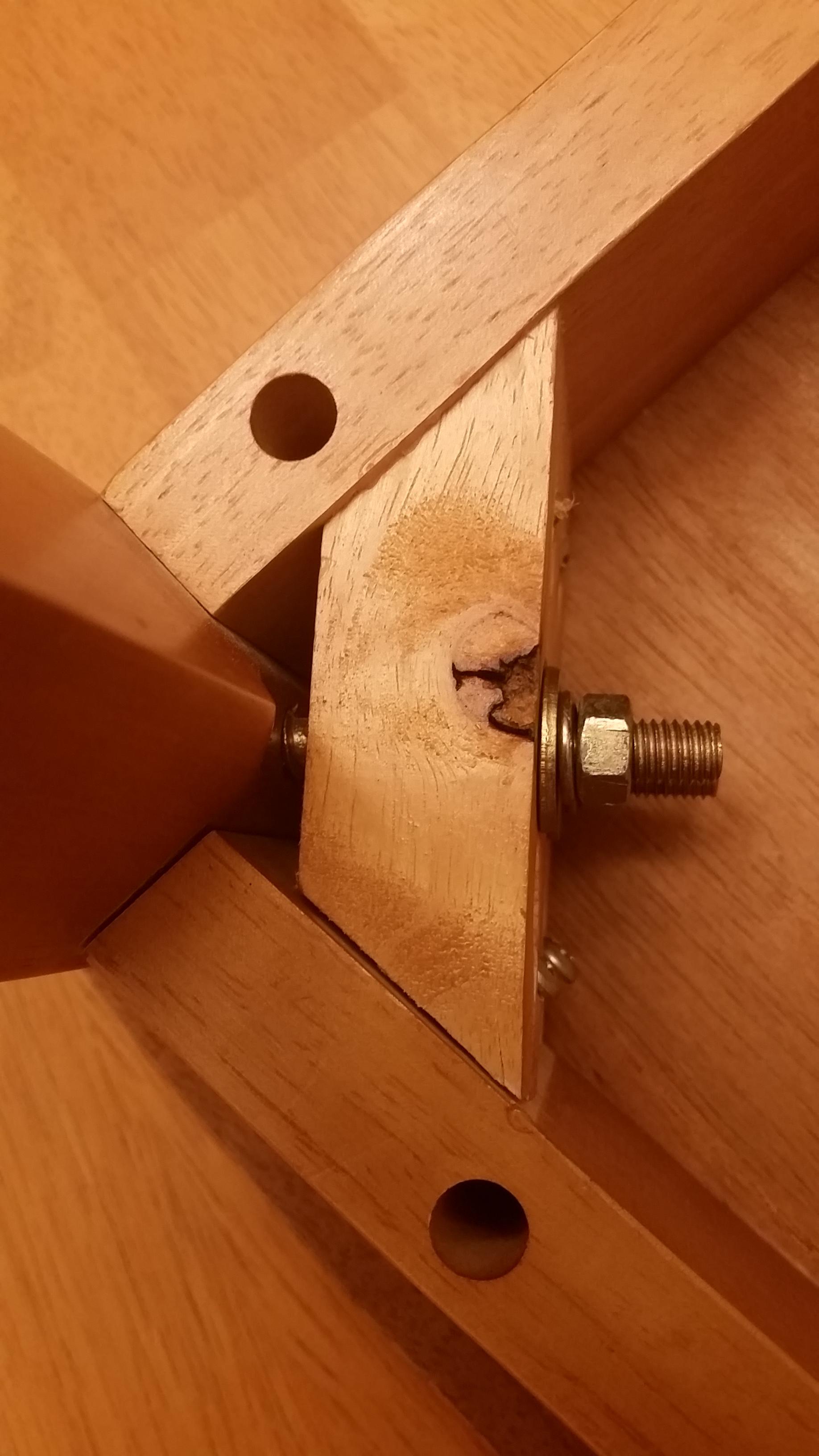 joinery Hanger bolts on chair legs keep coming loose Woodworking