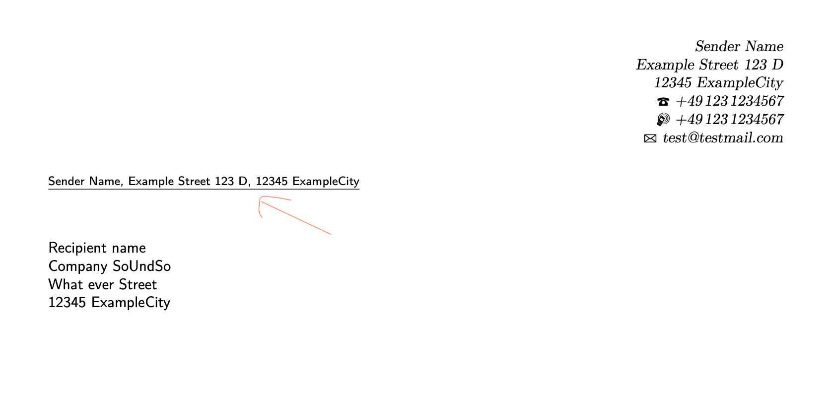 koma script Remove extra adress info TeX LaTeX Stack Exchange
