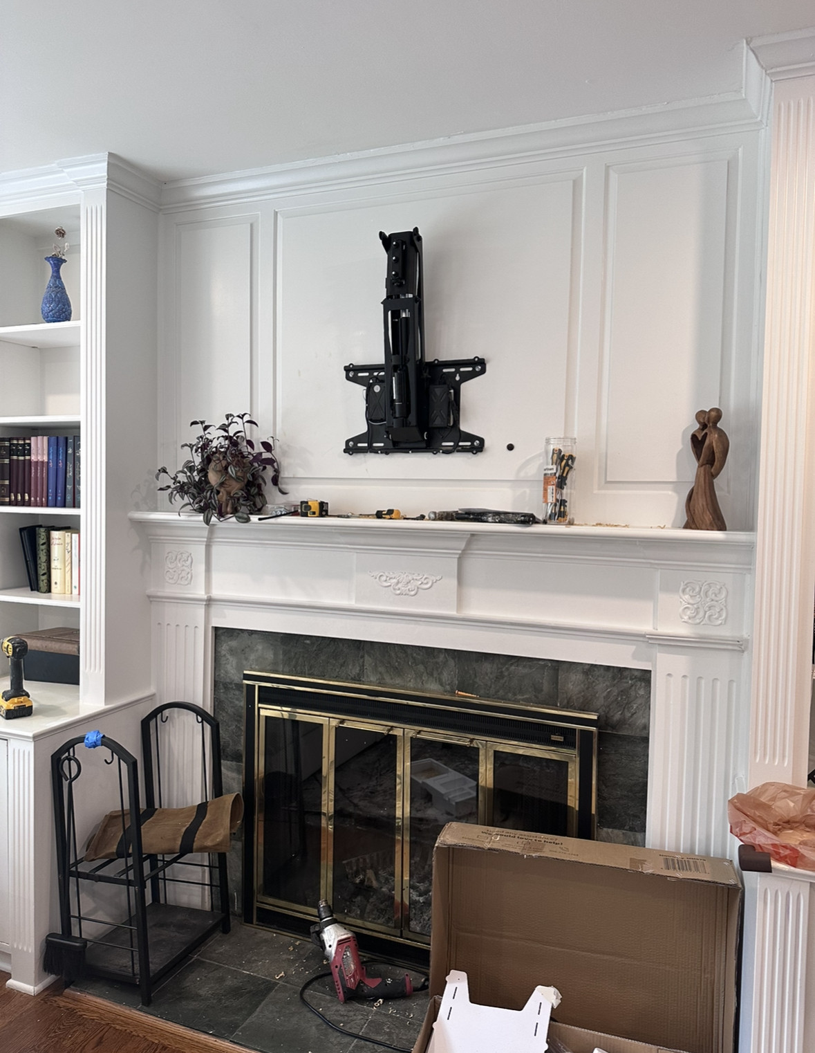 TV mount on wood panel Home Improvement Stack Exchange