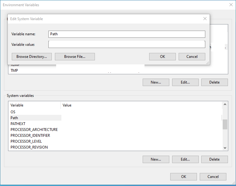 windows How can I use "Edit environment variable" editor for editing