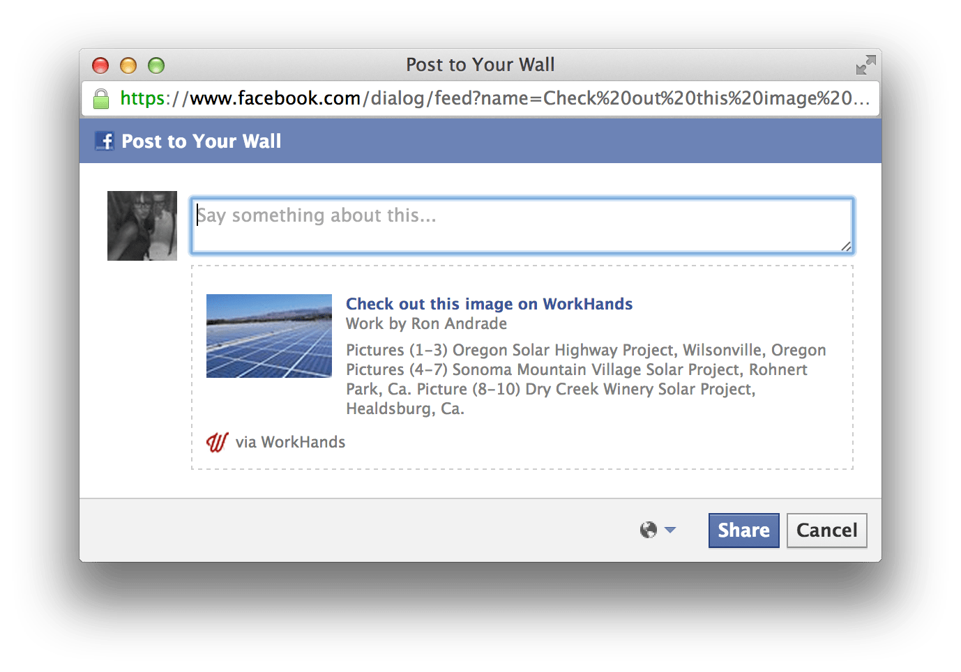 opengraph Facebook feed dialog posts don't reshare (repost