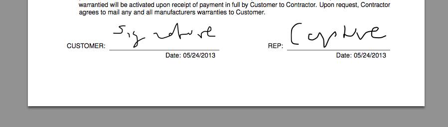 Signature / Date Fill and Sign Printable Template Online