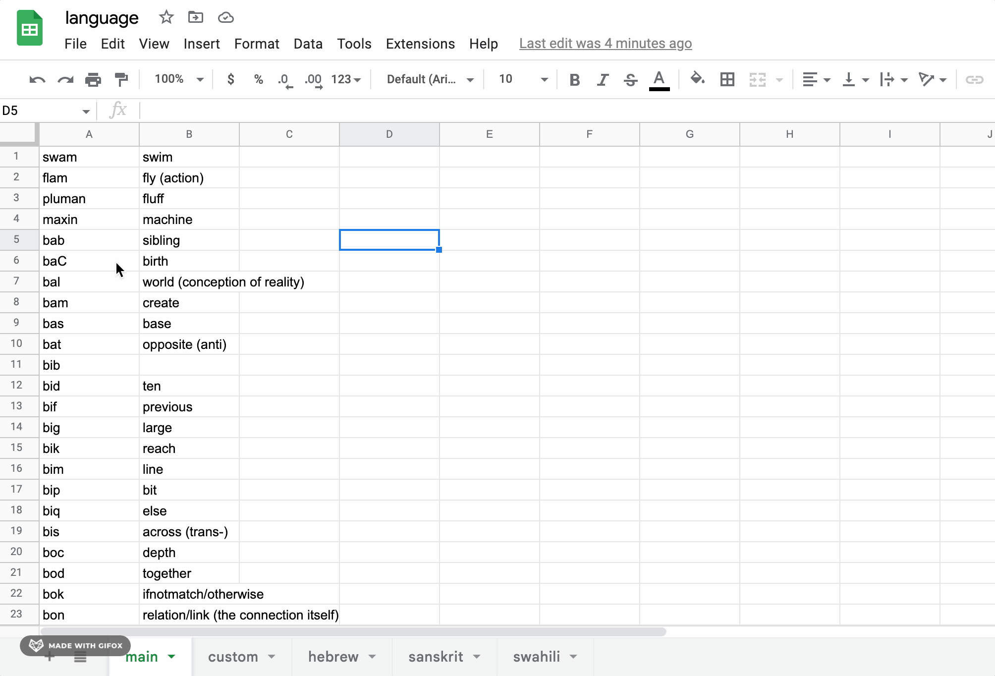 google sheets How to wire up ability to click through main