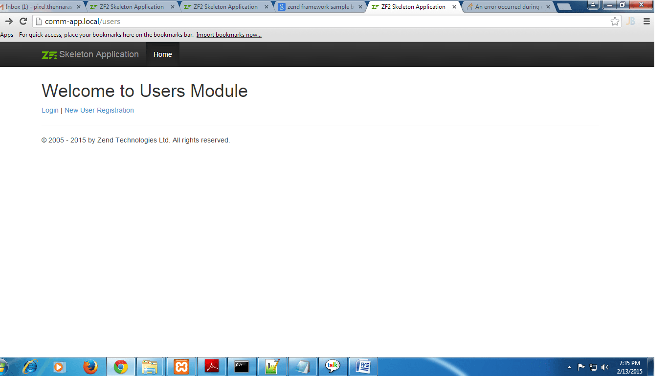 php An error occurred during execution; please try again later.Zend
