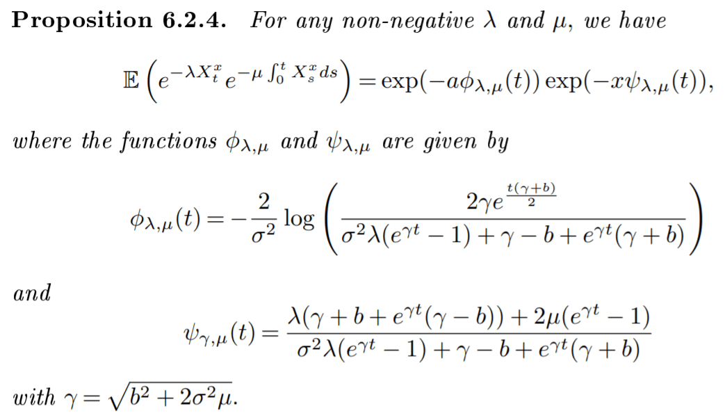 interest rates Cox Ingersoll Ross Model Quantitative Finance Stack Exchange