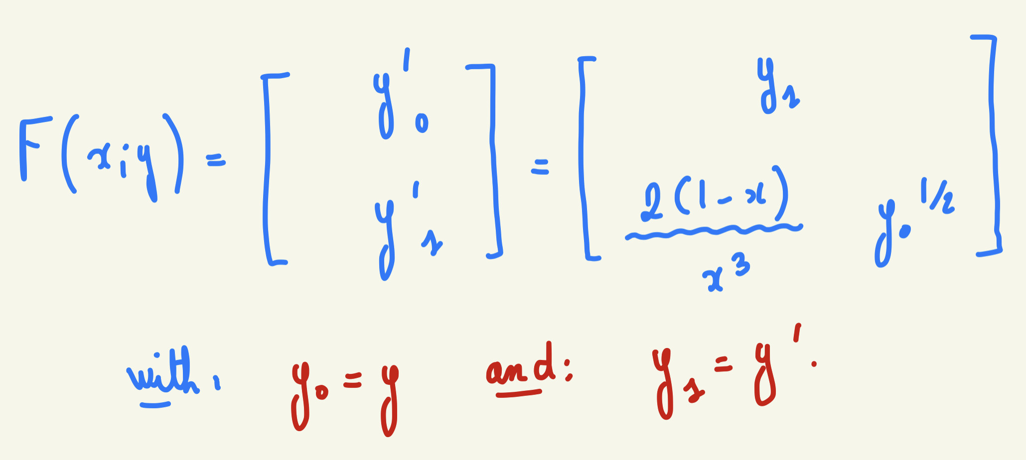 python RungeKutta error while solving a second order differential