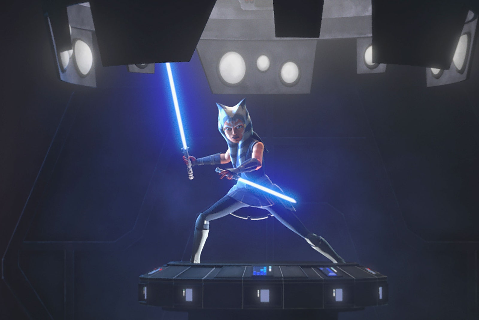 Ahsoka Tano Lightsaber Pose at Russell Decker blog