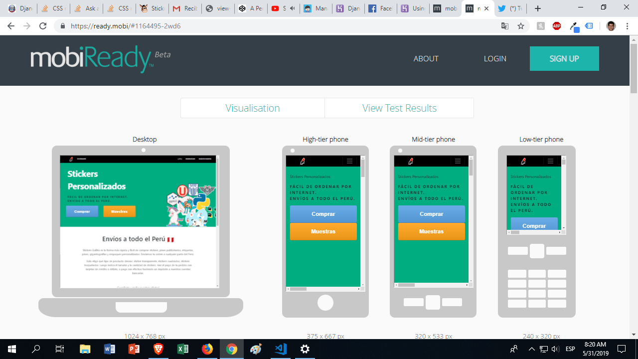 css banner image loads with bigger size on mobile devices Stack