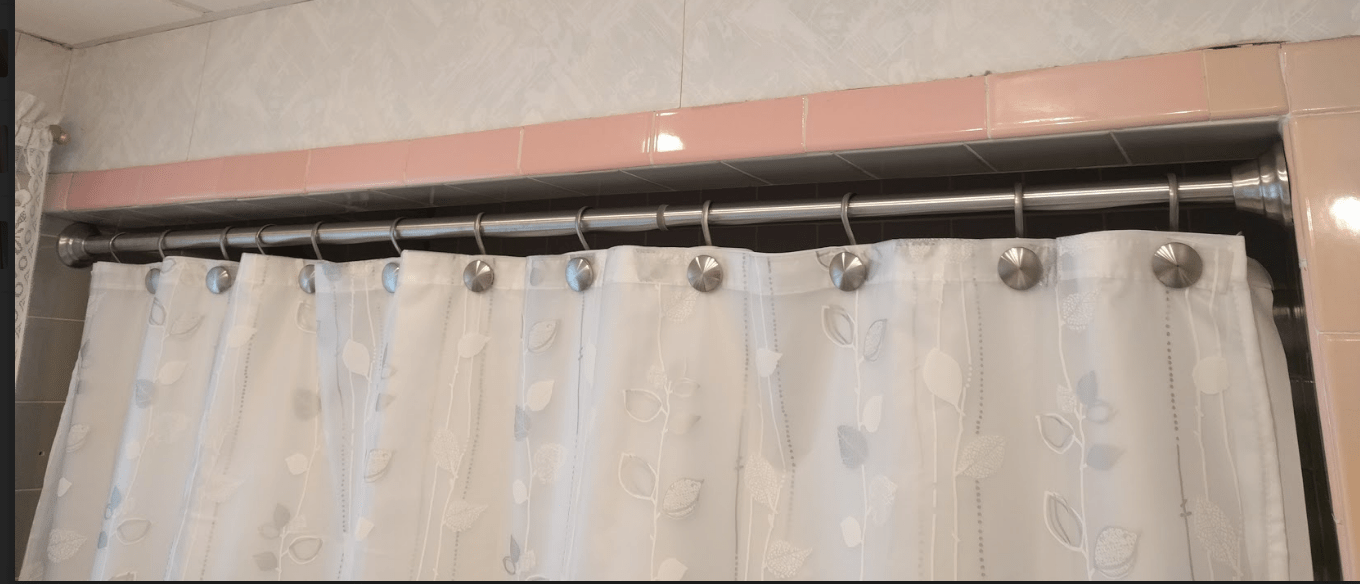 Shower How to design a quasi tamperproof shower curtain rod mounting