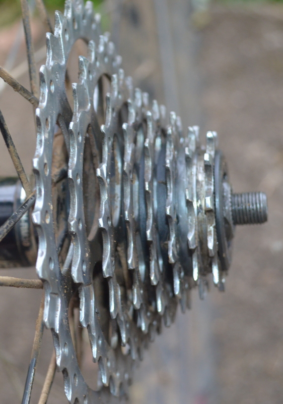 sprocket Cannot reach the bearing adjustment nut on rear wheel