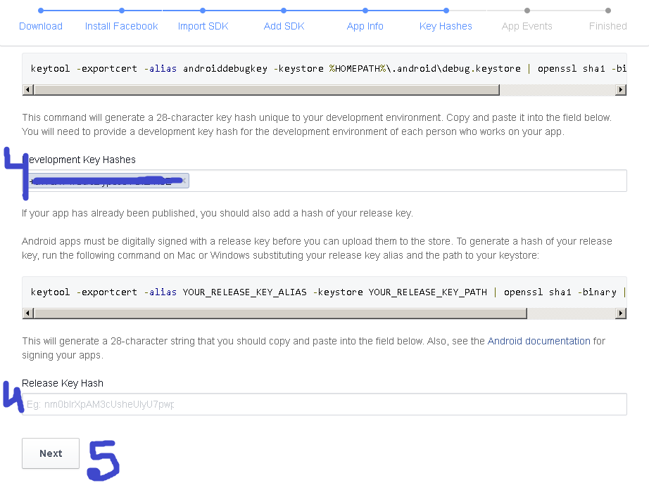 Android Facebook Login The App has no Android Key hashes