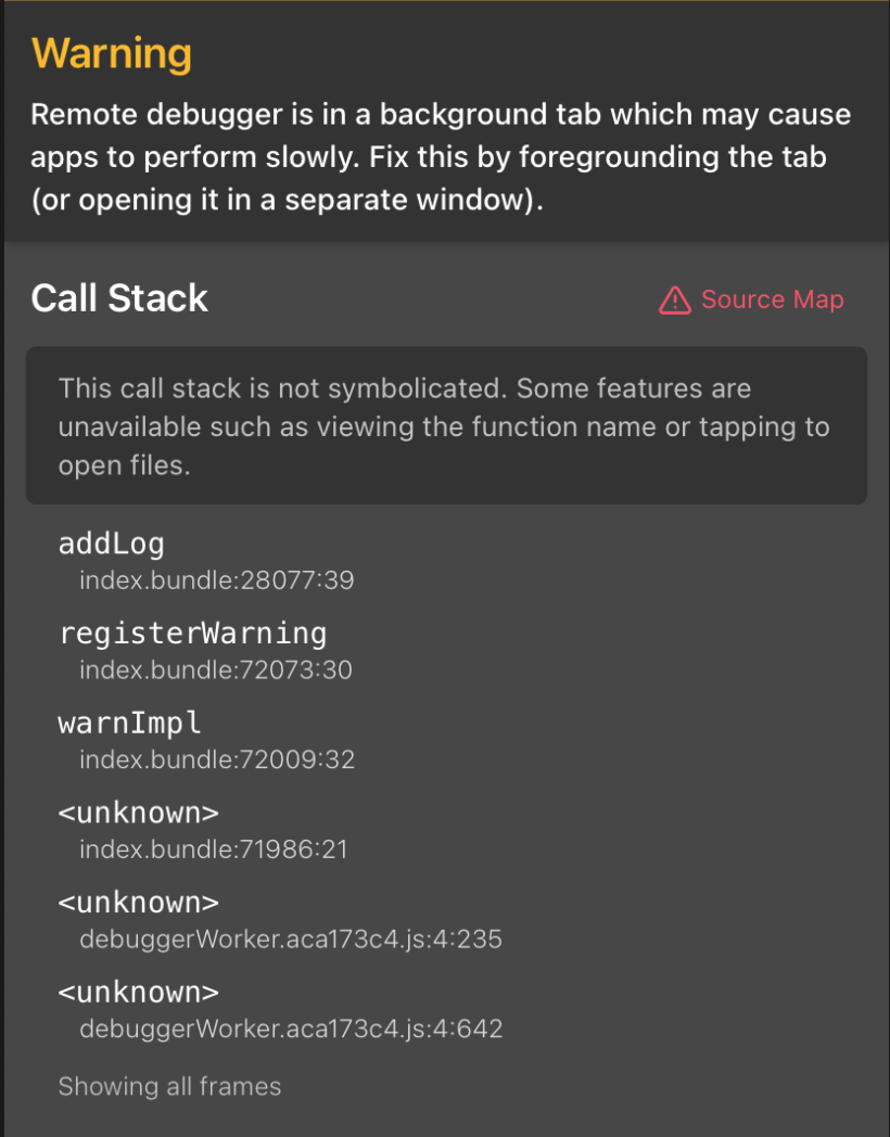 Cannot launch react native debugger, react native packager