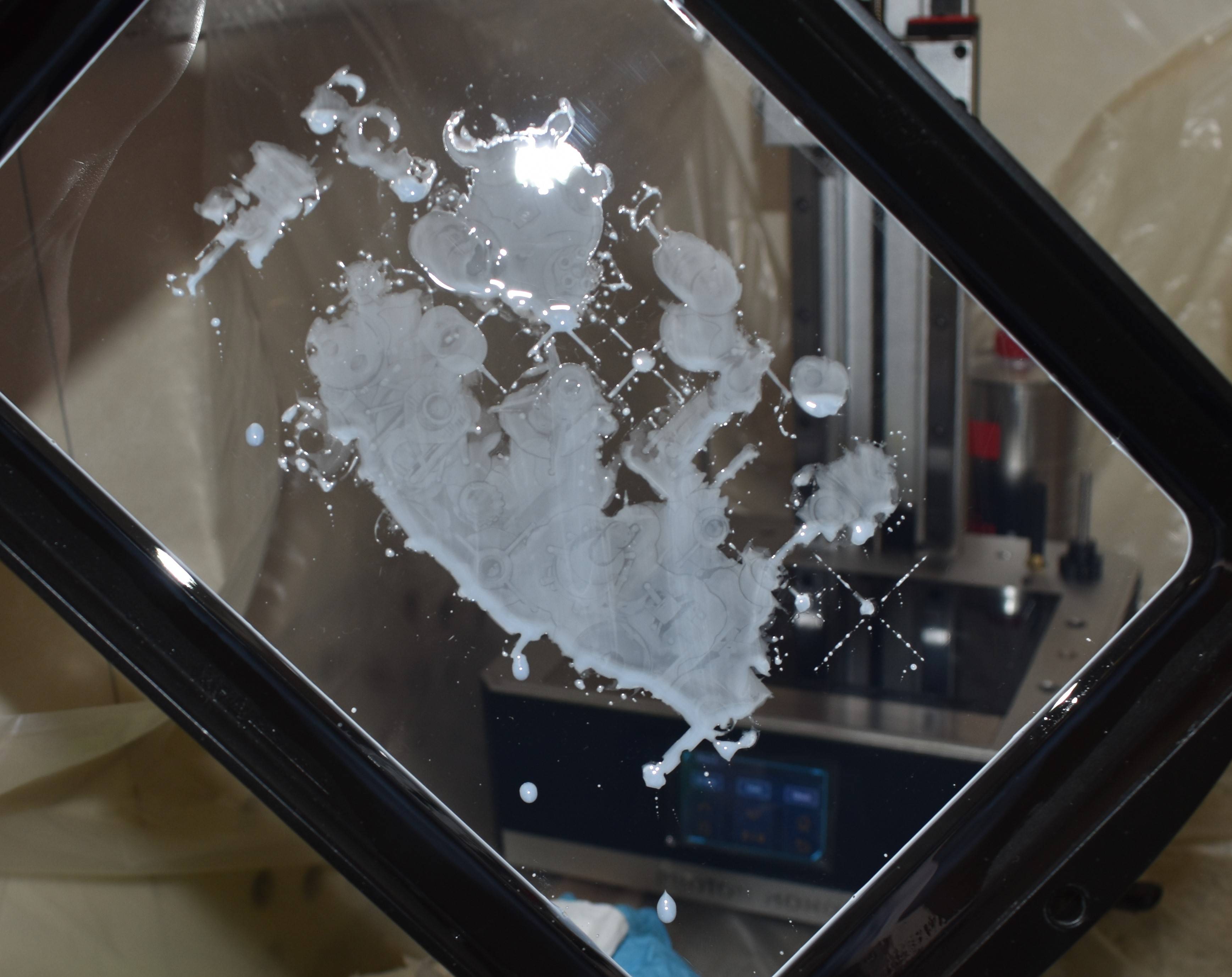 resin The FEP bend/wears out/scratching after 46 prints 3D