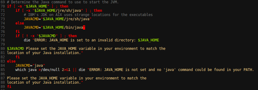 Gradle can't locate Java when running "./gradlew shadowJar" Stack