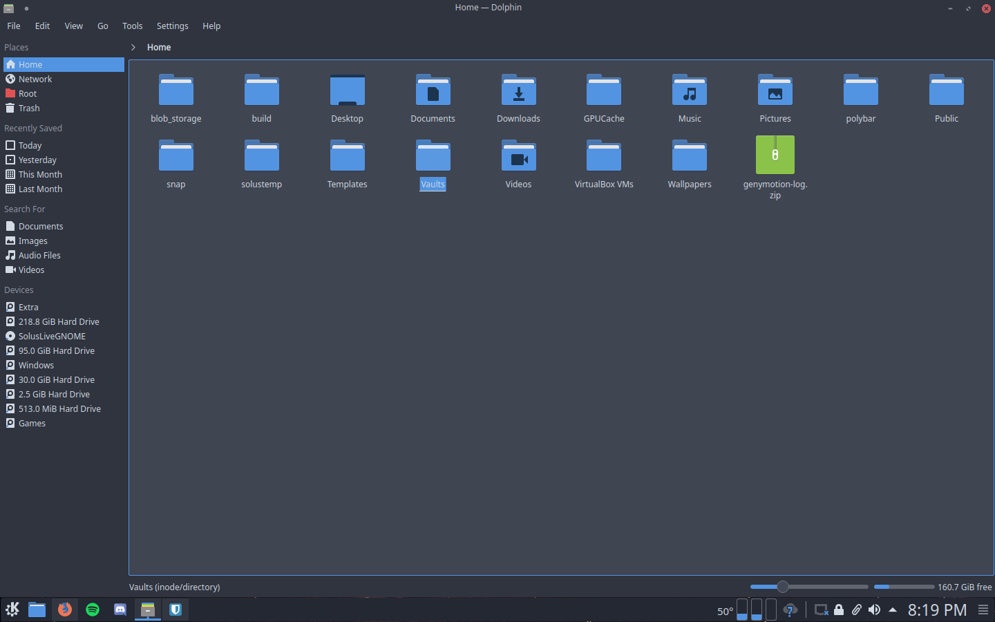 Desktop wallpaper visible through the “seams” between panel and window