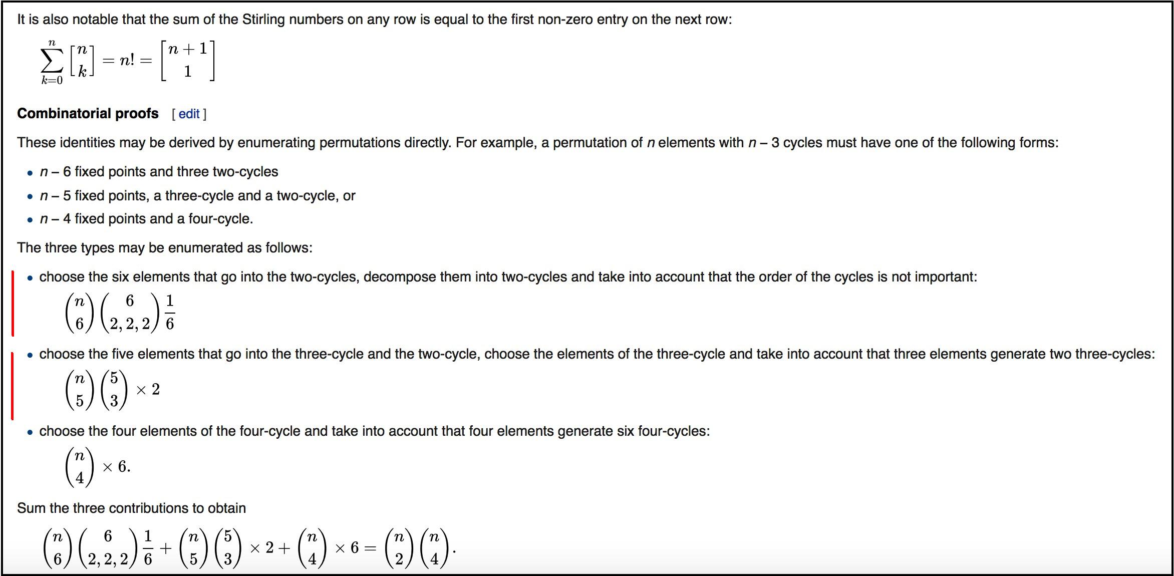 combinatorics Differentiating cases in counting problems