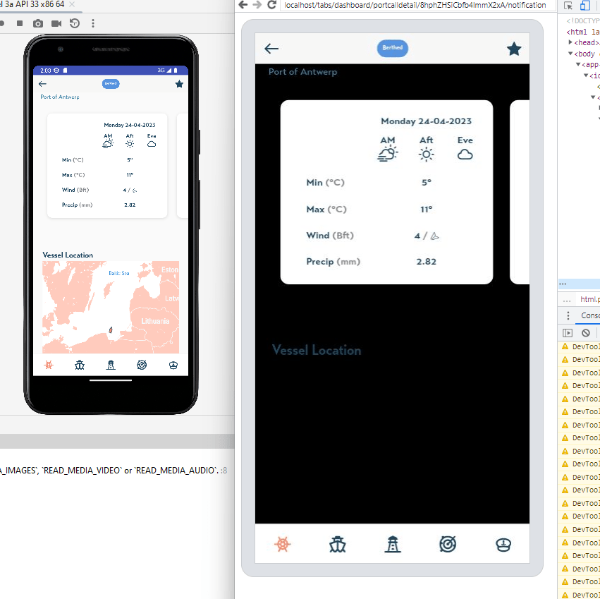 Why the background is black in an Android app after adding Google