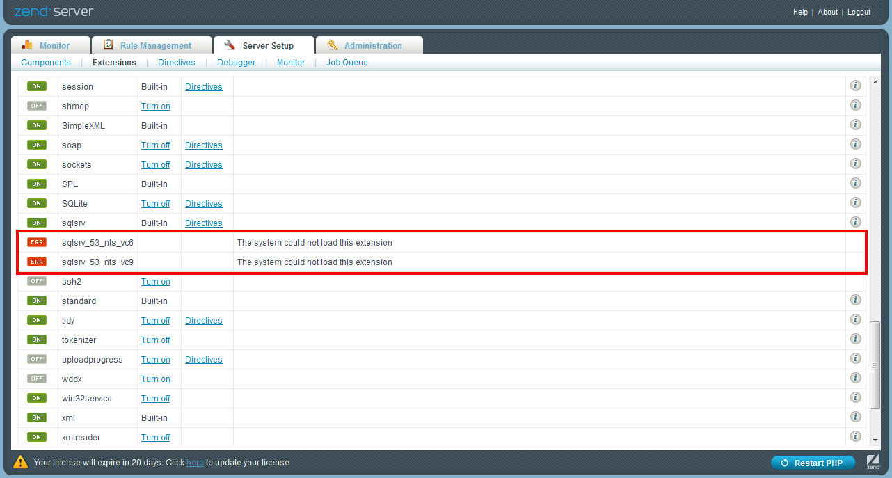 How to install sqlsrv php driver on zend server? Stack Overflow