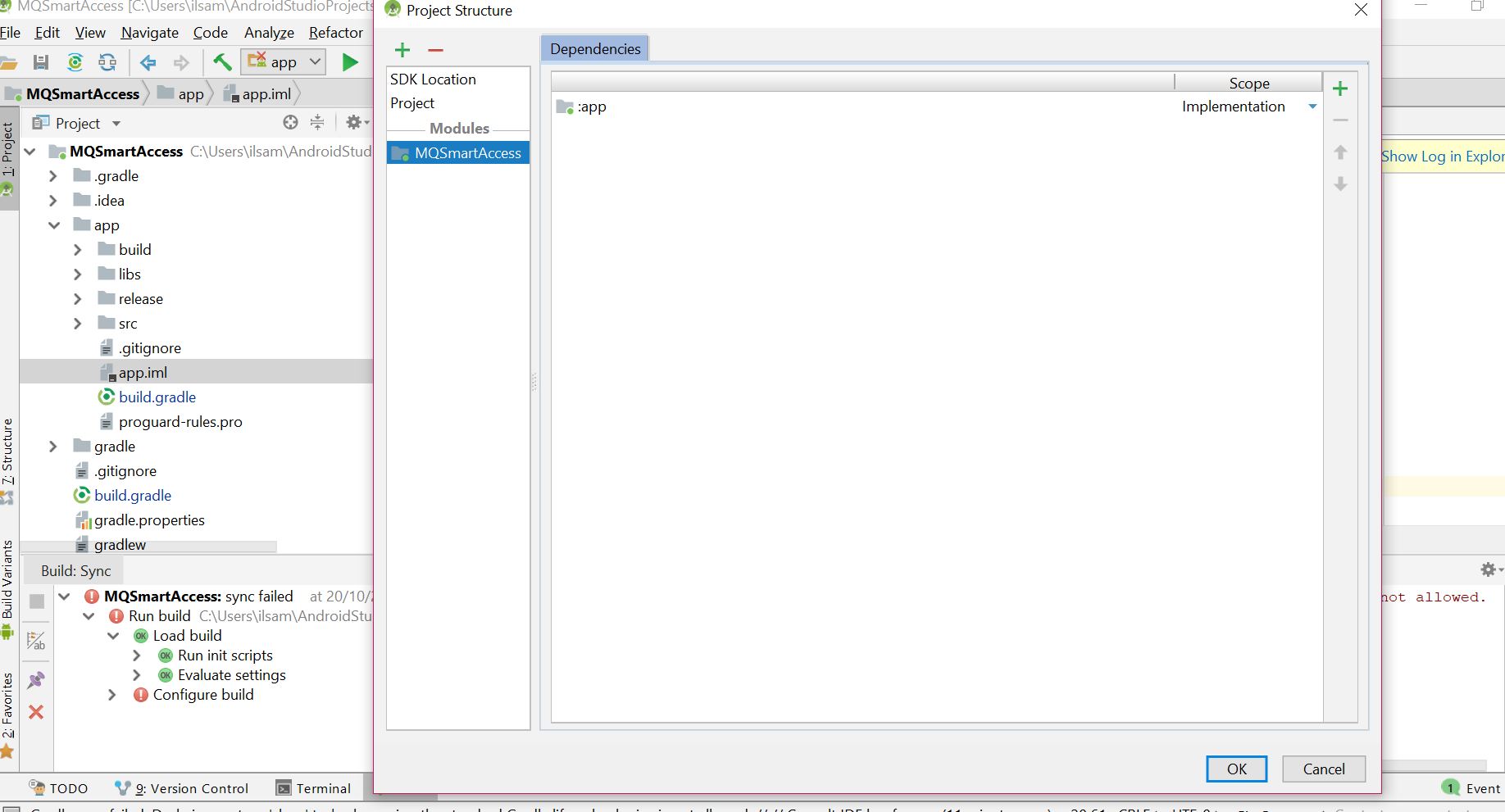 The app module disappear in Android Studio Stack Overflow