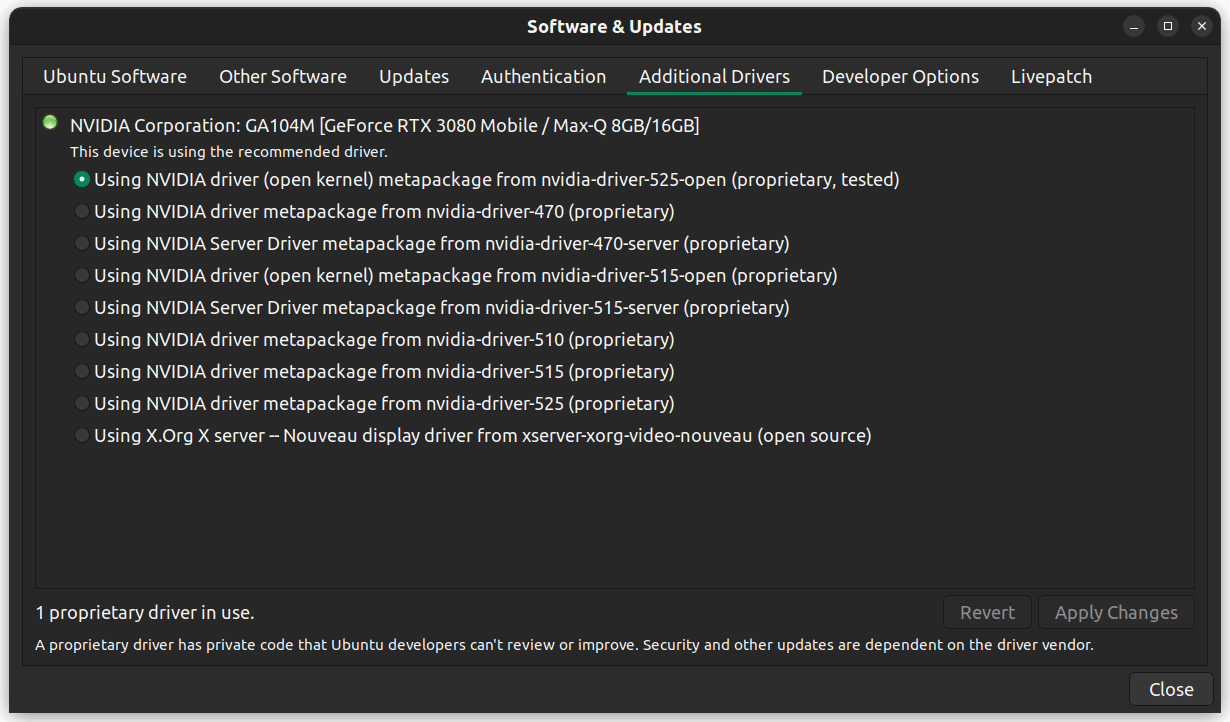 drivers HDMI not working after update on Lenovo Ask Ubuntu