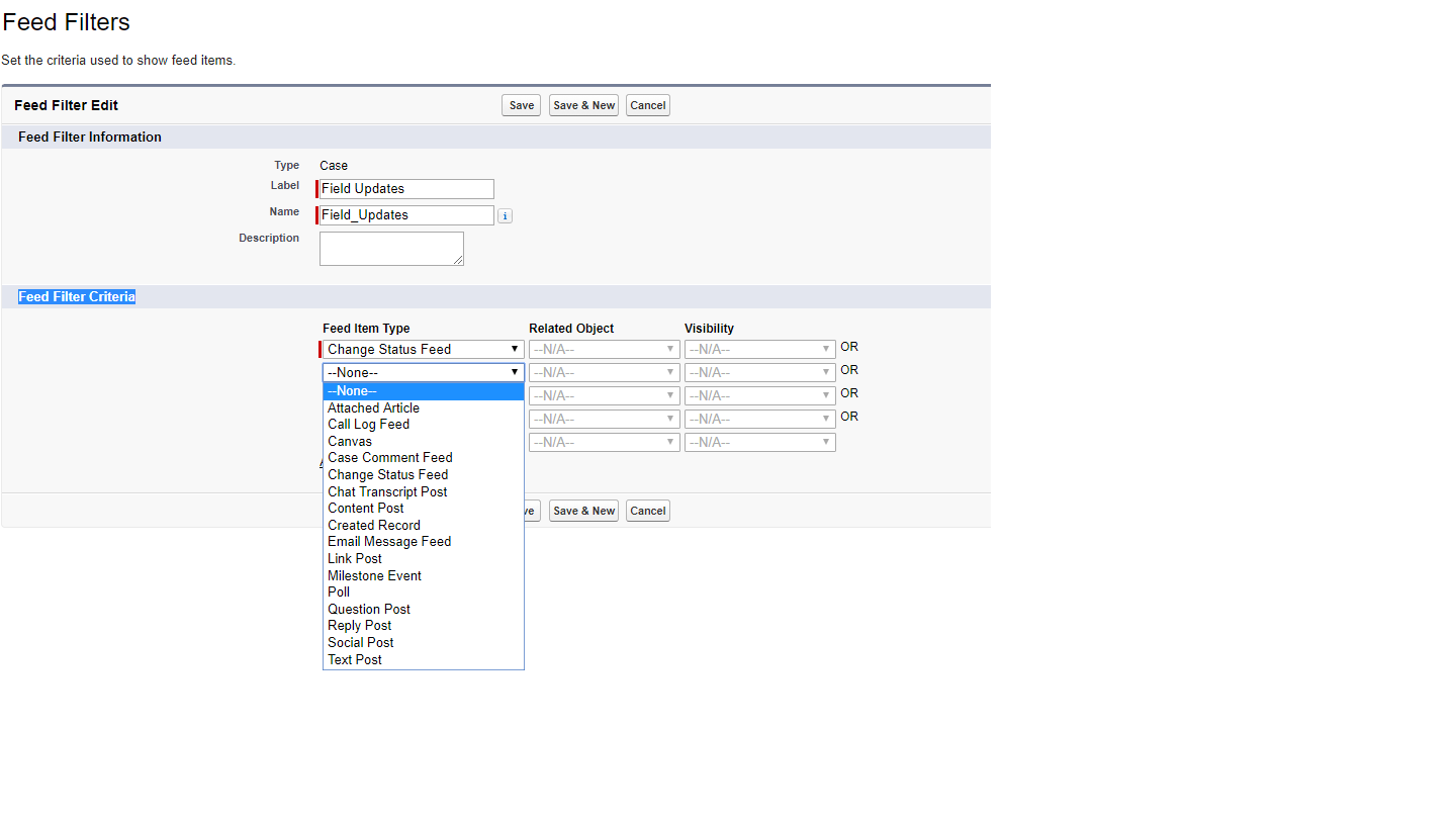 feeditem How to add new picklist values in Feed Item Type, so that