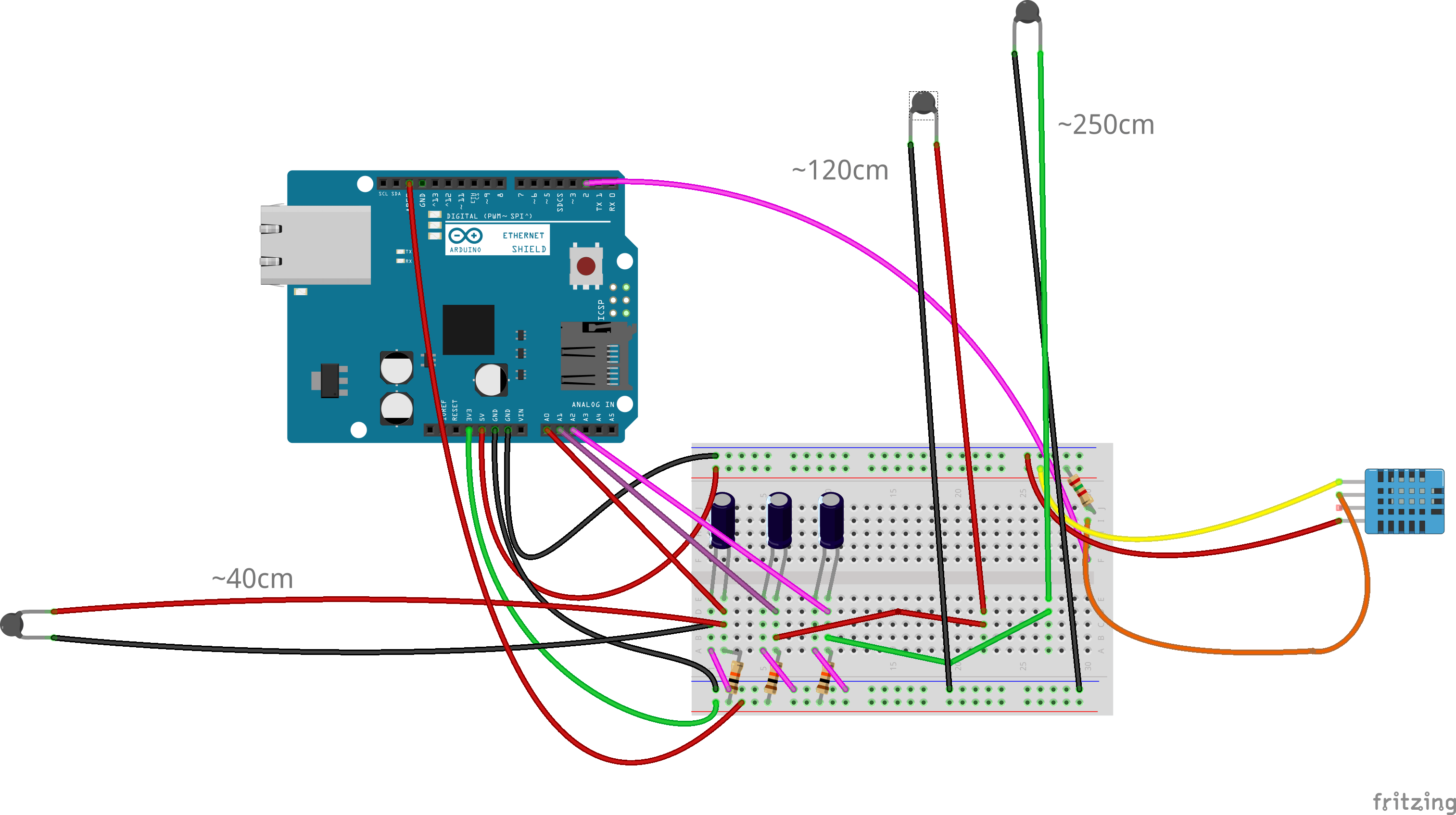 arduino uno Getting values from multiple thermistors one value