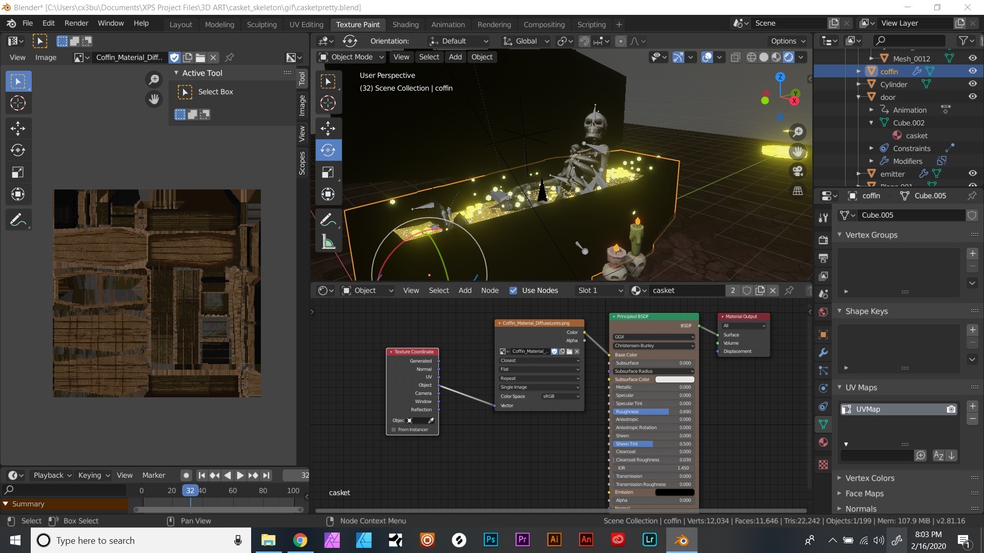 texturing Imported FBX texture is black in blender 2.8 Blender