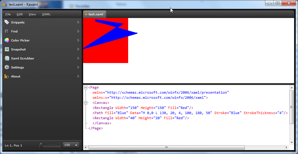 wpf Import XAML Canvas into Expression Design? Stack Overflow