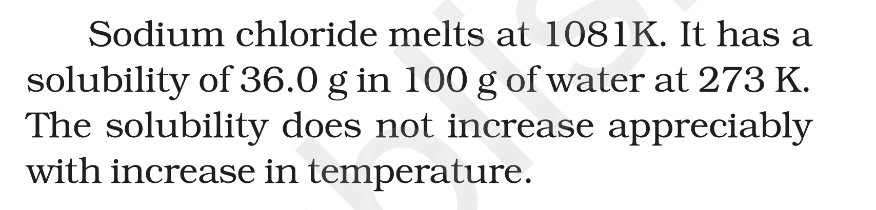temperature Solubility of NaCl in water Chemistry Stack Exchange