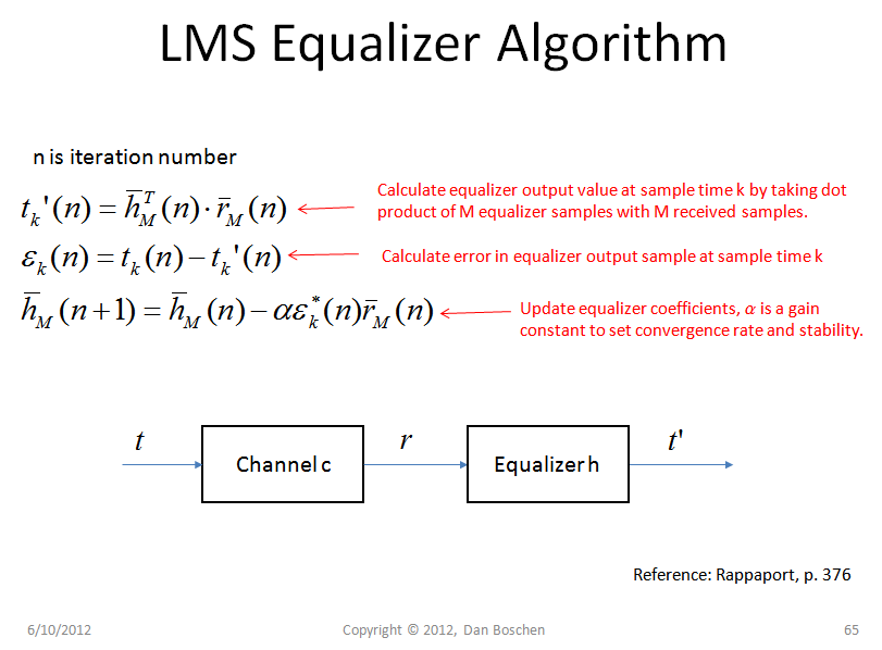 matlab Using recursive least square filter Signal Processing Stack