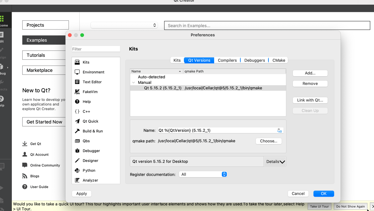 qt Get Qt5 up and running on a new Mac Stack Overflow