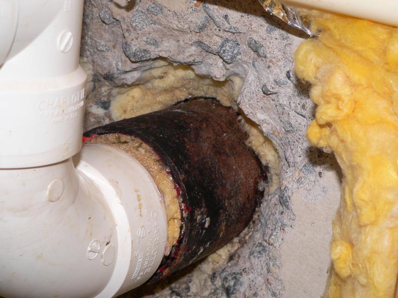 plumbing How to seal a pipe passthrough in a basement wall Home