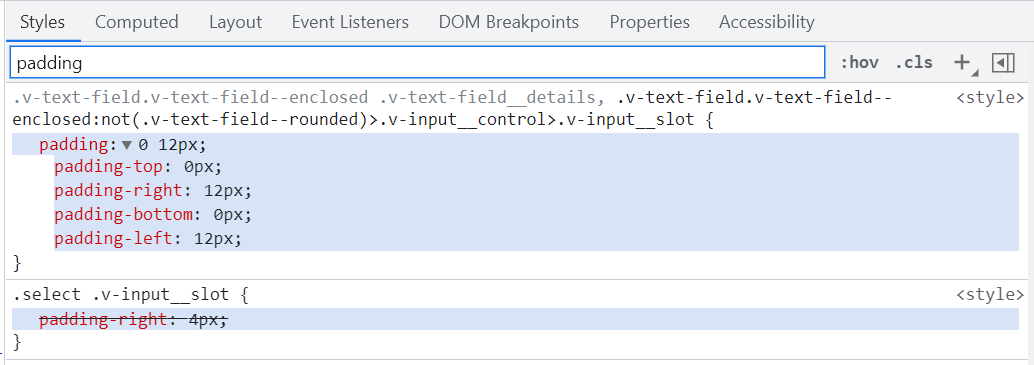 css Vuetify vselect component width changing Stack Overflow