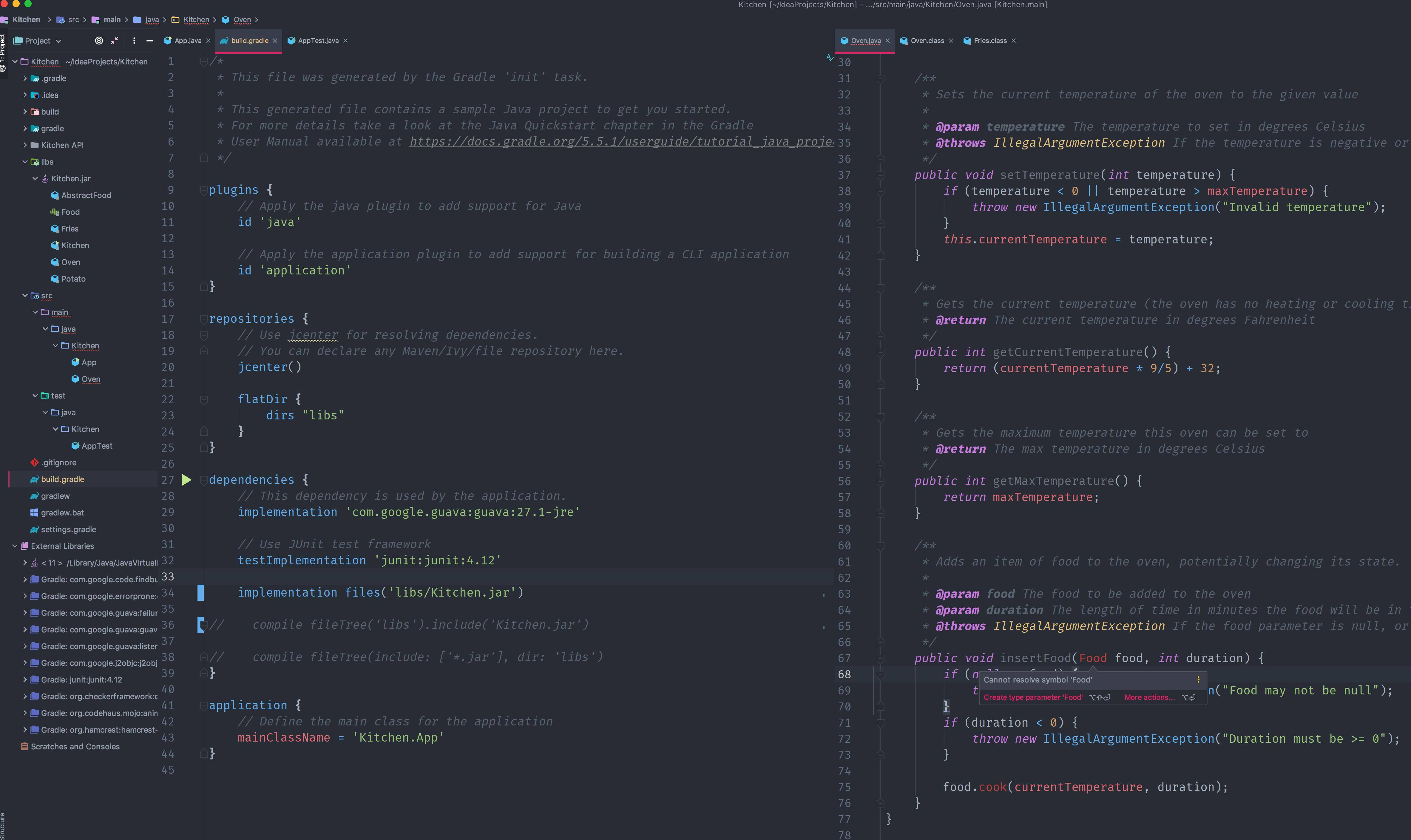 java Can't import jar file dependency using Gradle and Intellij