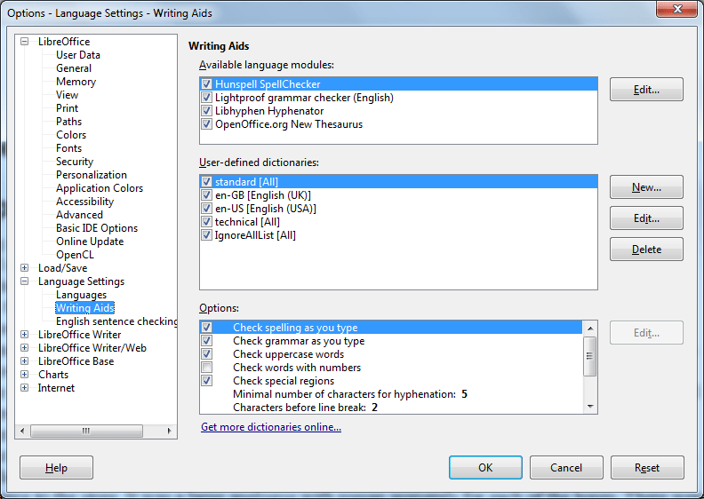 libreoffice Can't turn on automatic spell check in Libre Office for a