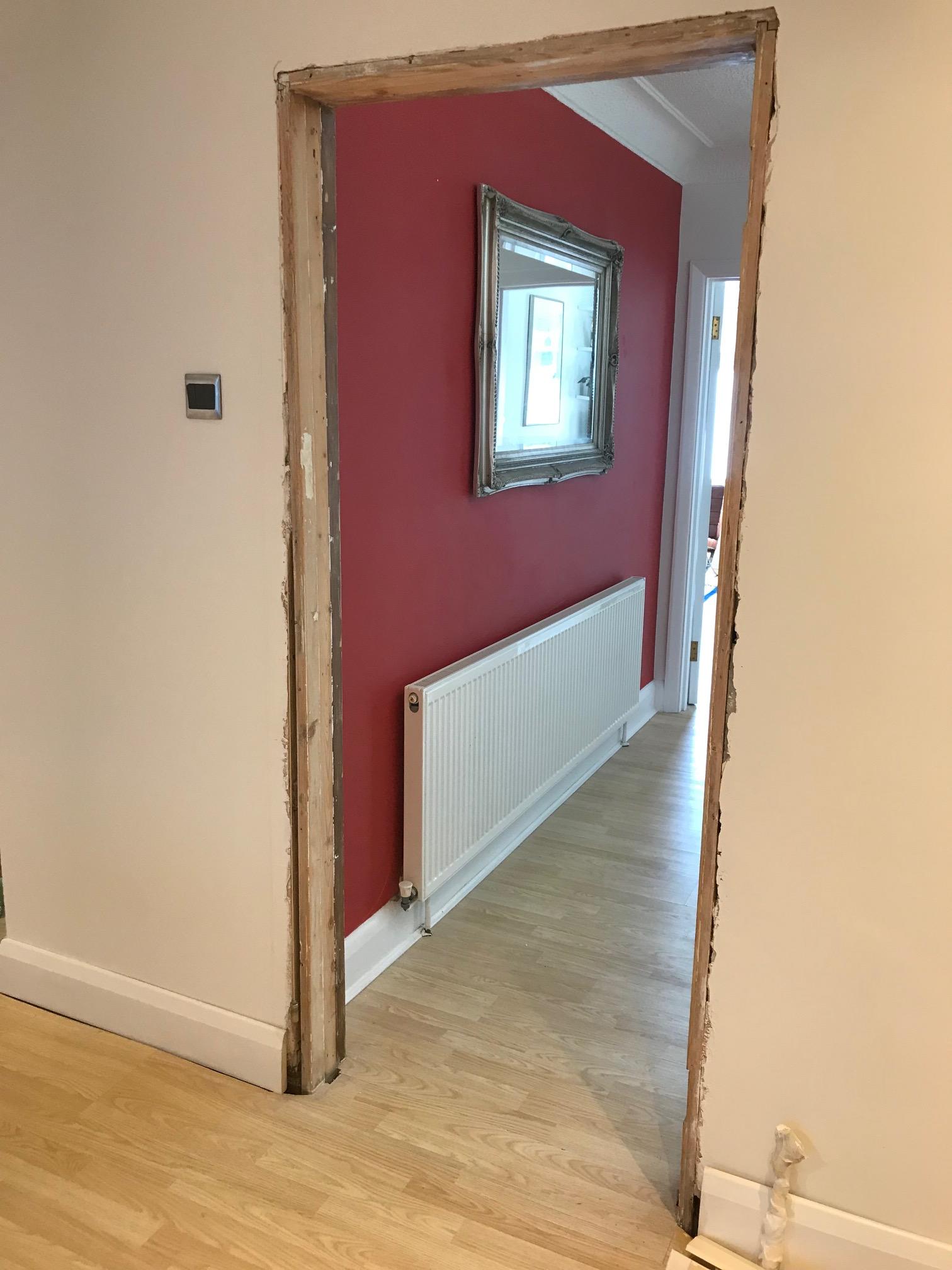 carpentry Should I trim a door to fit a 1930s doorframe or reset the