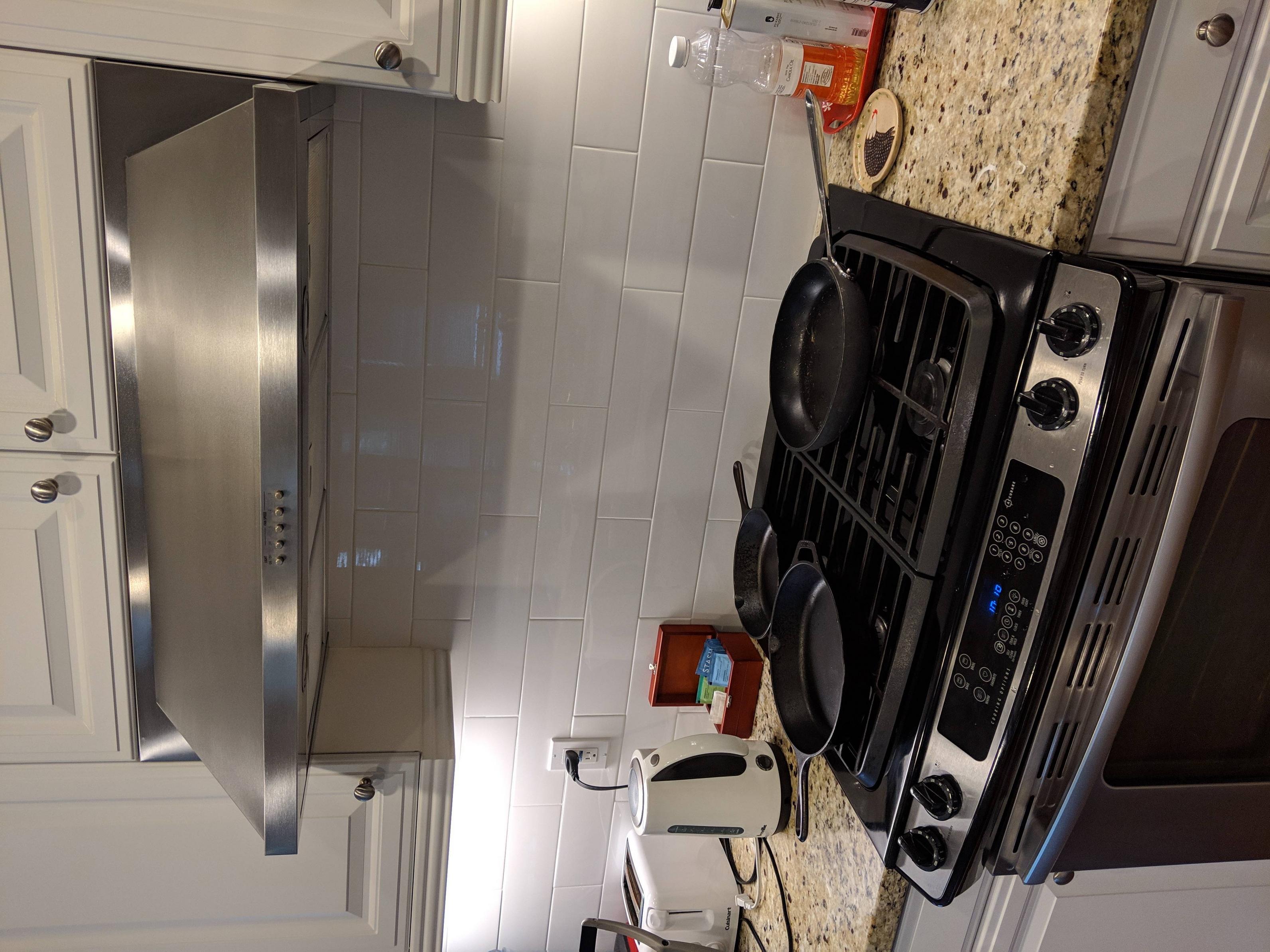 kitchens Range hood not powerful enough to clear smoke? Home