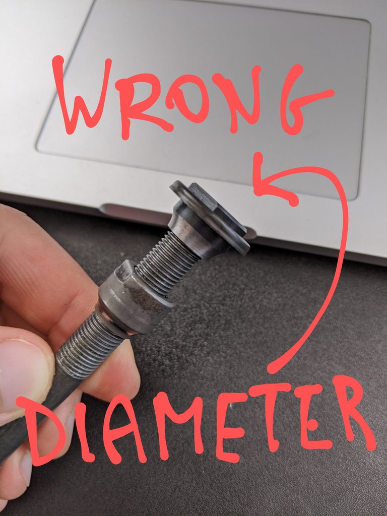 wheels Front axle cone replacement sizing Bicycles Stack Exchange