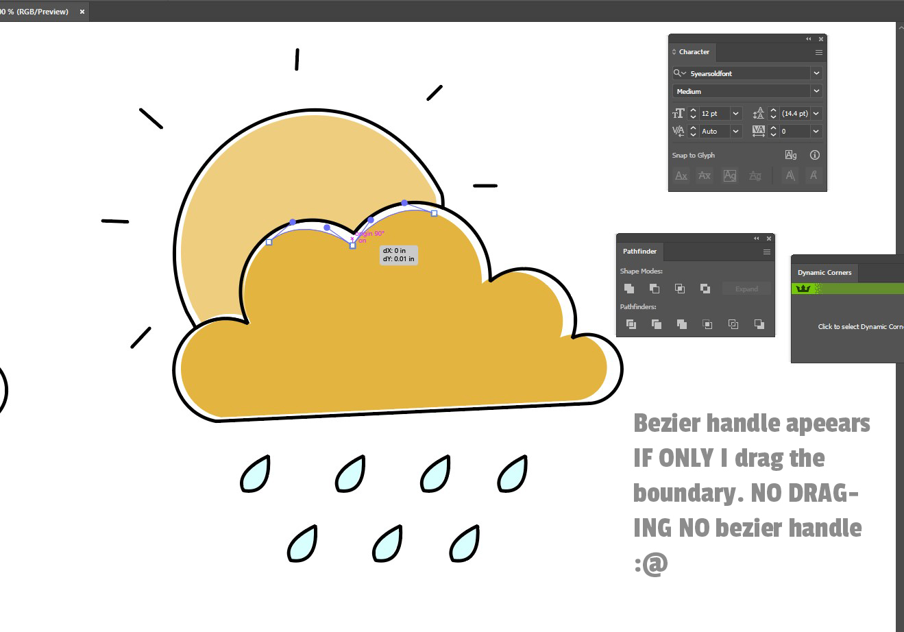 Anchor point disappeared in illustrator Graphic Design Stack Exchange