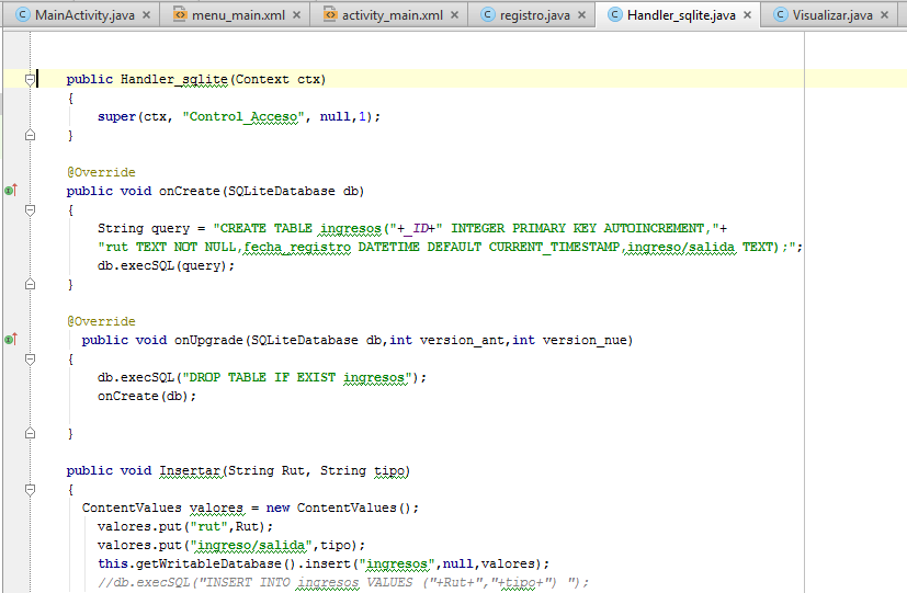 SQLite error running Android app Stack Overflow