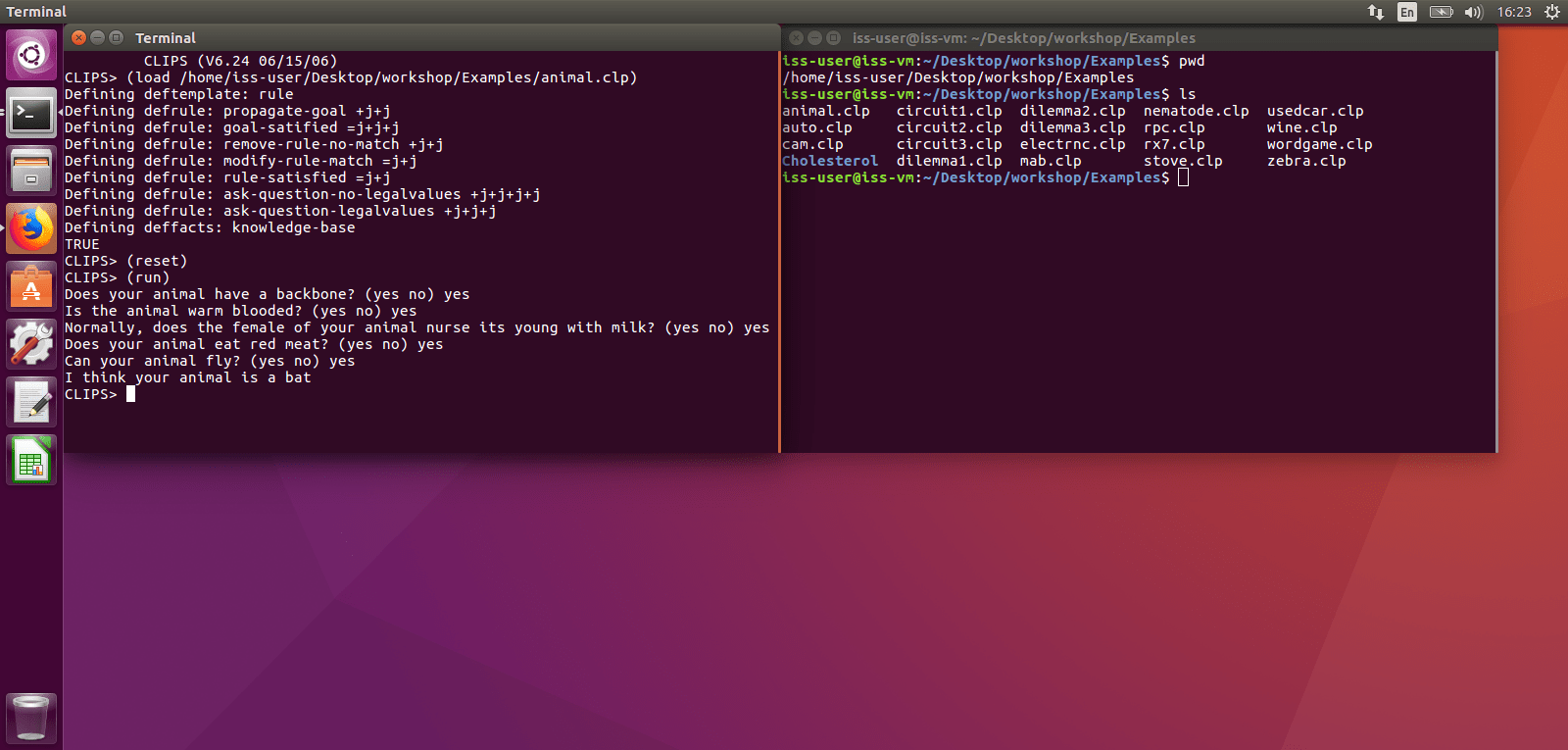 rhel How to use CLIPS rule based engine in a linux environment