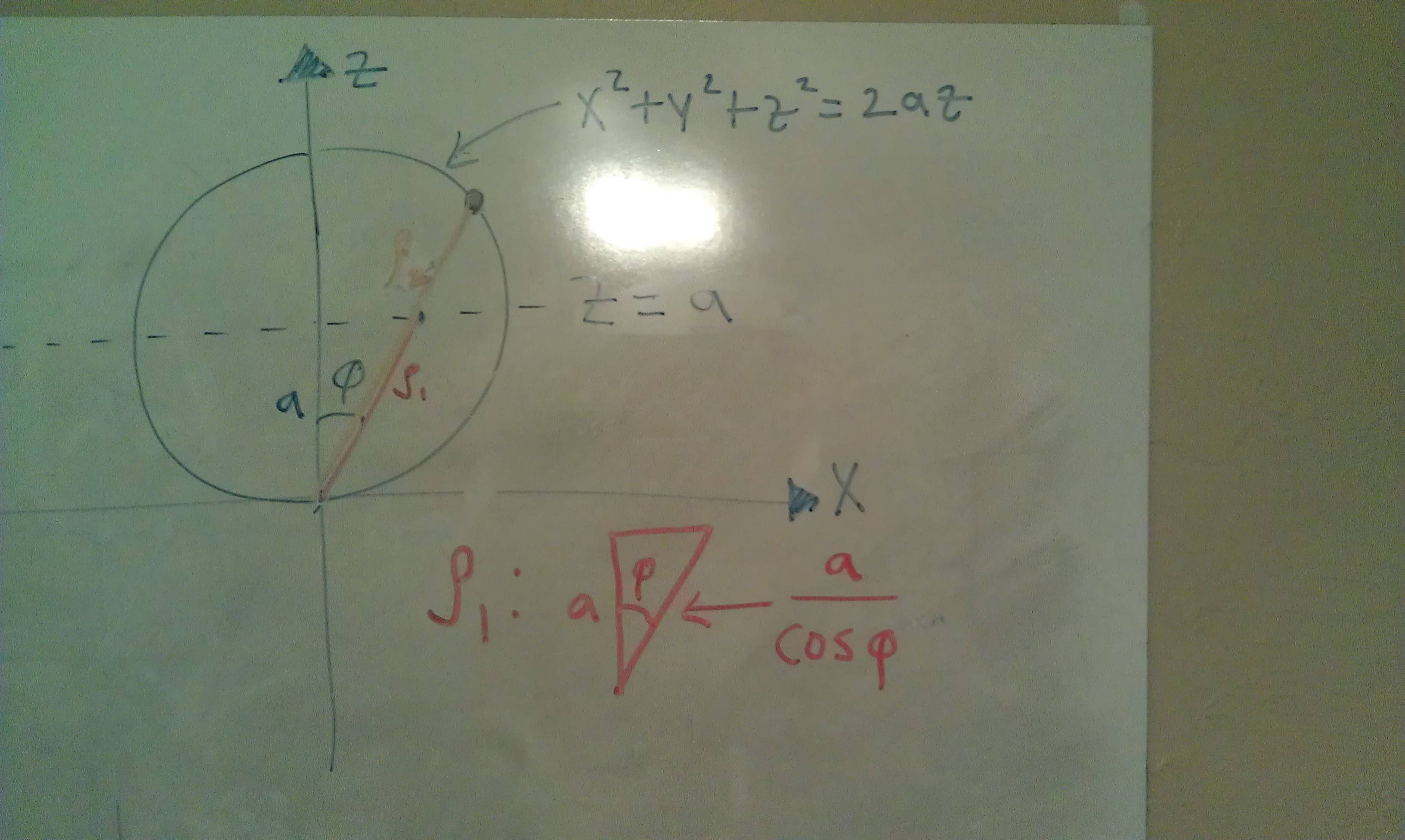 multivariable calculus Spherical Coordinates Triple Integral