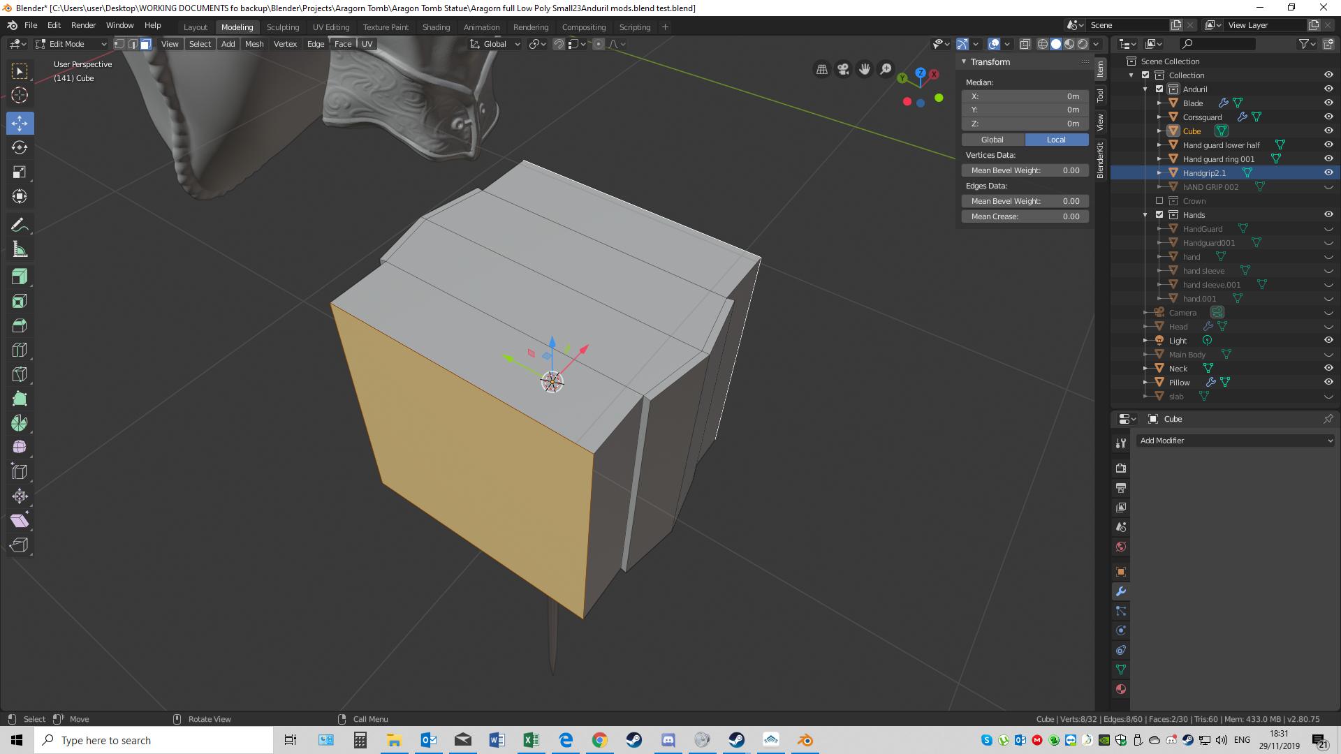 caresse Nomination Kent how to add a face in blender Compétence Ne peux