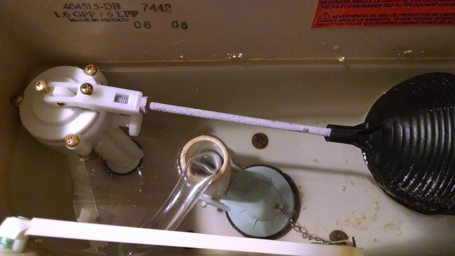 plumbing Why does my newly installed fill valve hiss after flushing