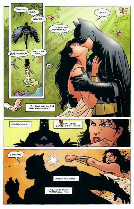 Which Comic Had Batman Getting Punched By Wonder Woman After He Kissed Her Science Fiction Fantasy Stack Exchange