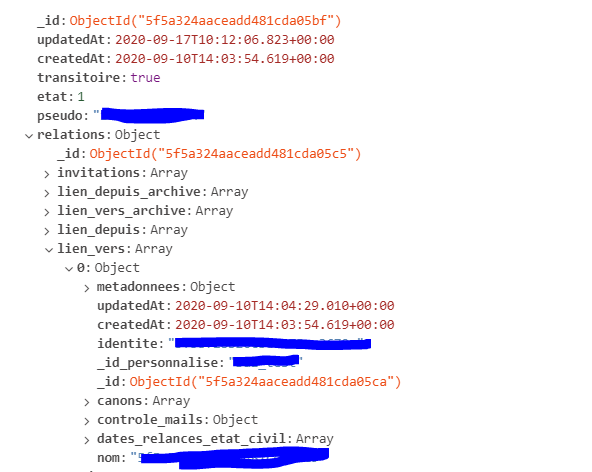 javascript Mongoose Add an element to an array of Objects under an